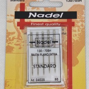 Conjunto de 5 agulhas n 80 da marca Nadel